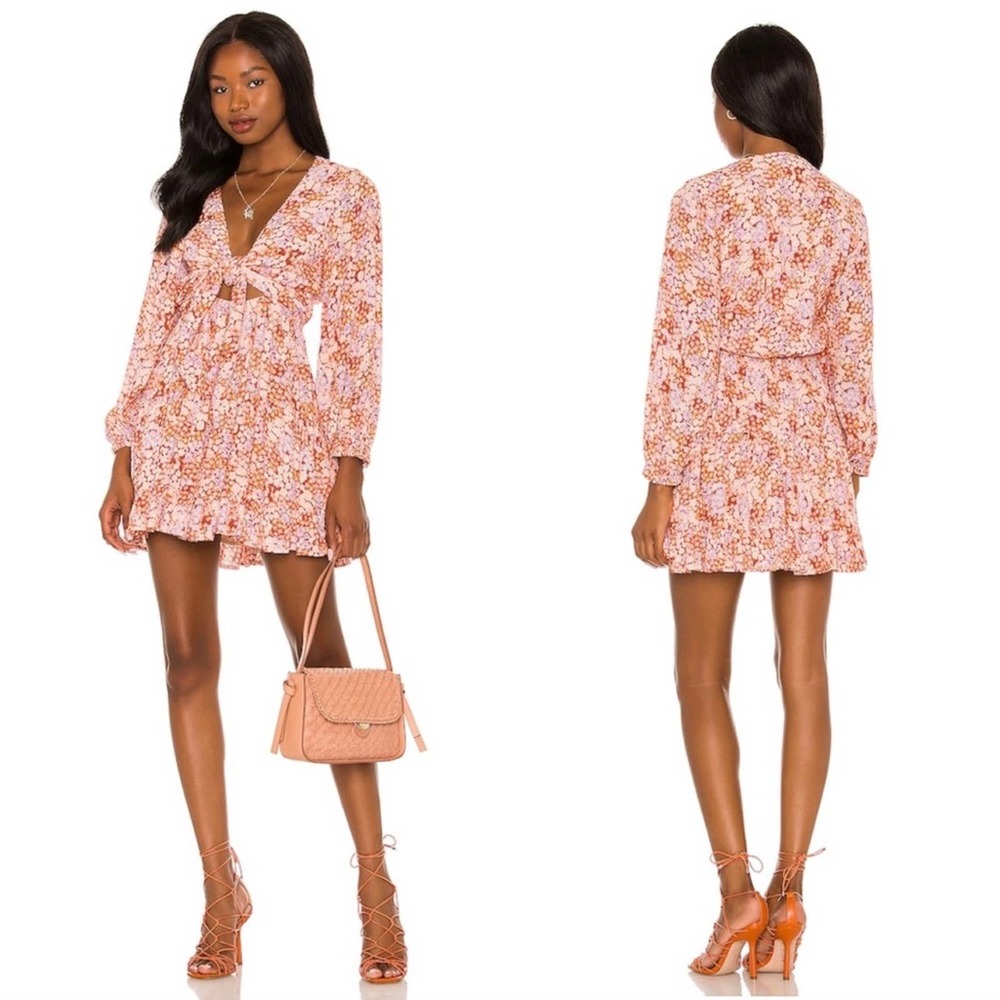 NWT L*SPACE Stay Golden Dress in Lily of the Valley Size Medium